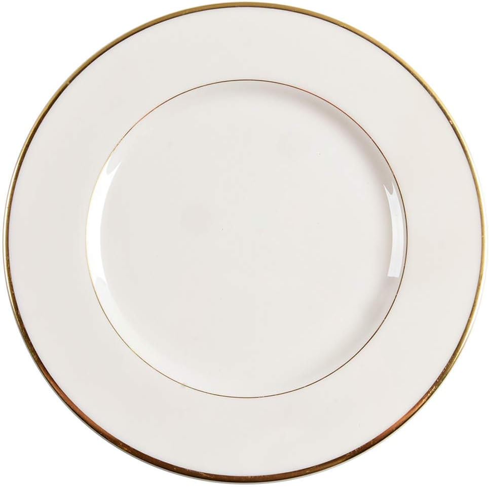 Sturdy Blue and White Dinner Plate