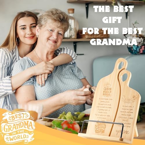 Bamboo Grandma Recipe Stand Comfort Style for Dependable Grandmas