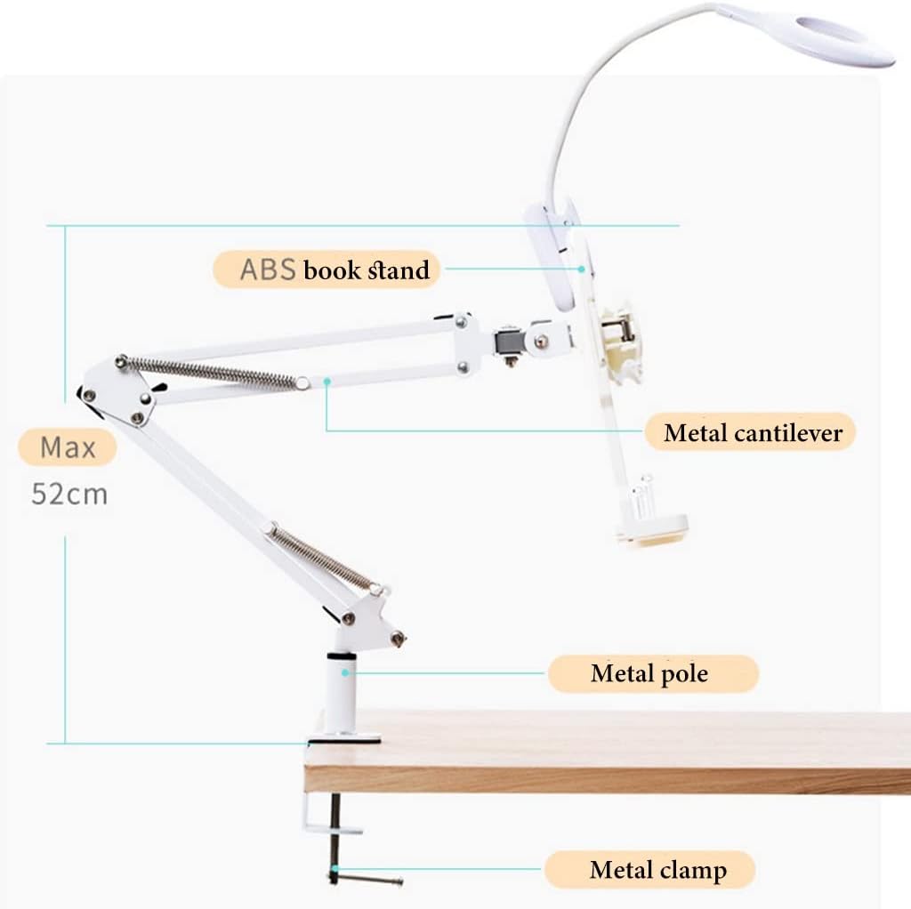 UHRLGHS Adjustable Book Stand for Desk Reading and Laptop Use