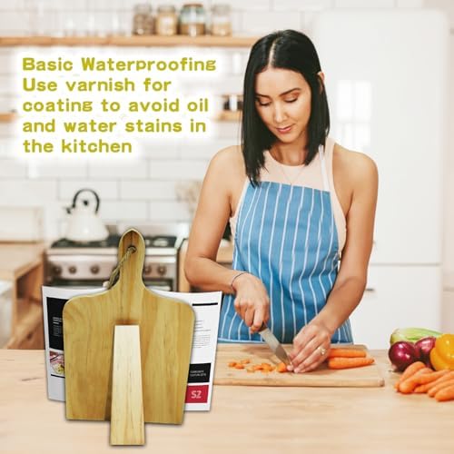 Wooden Recipe Book Holder Dhnvcud Kitchen Cookbook Stand