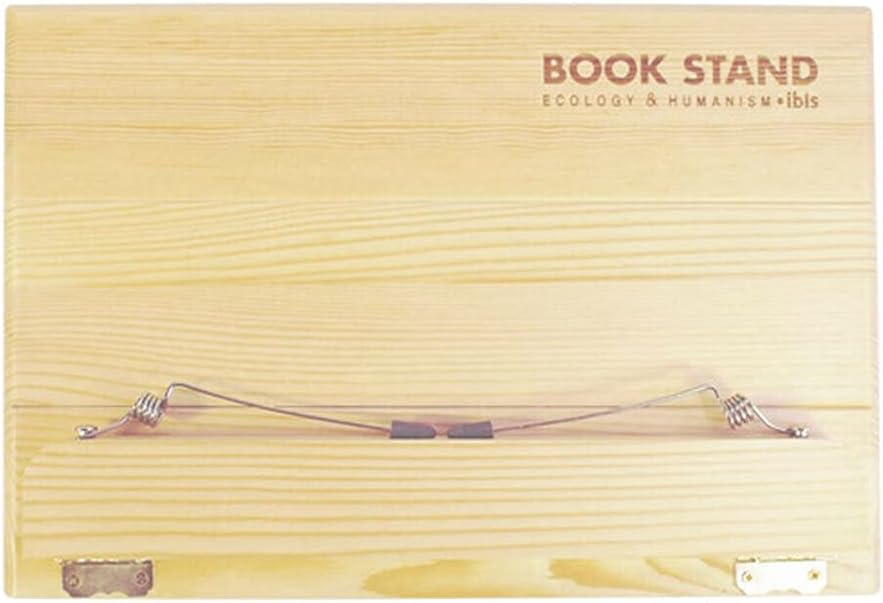 IBIS Natural Wood Book Stand Durable Adjustable