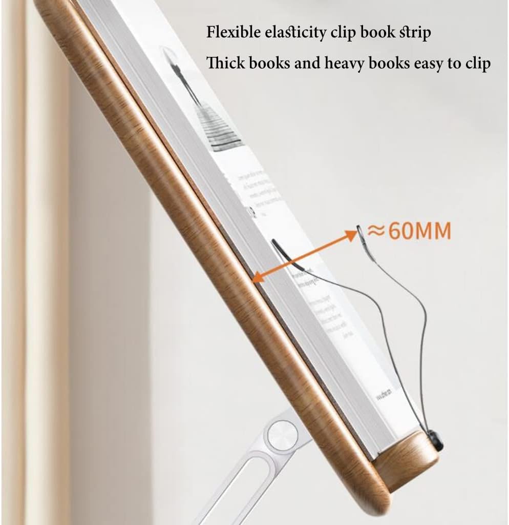 Book Stand for Reading Metal Adjustable Height 180 Rotation