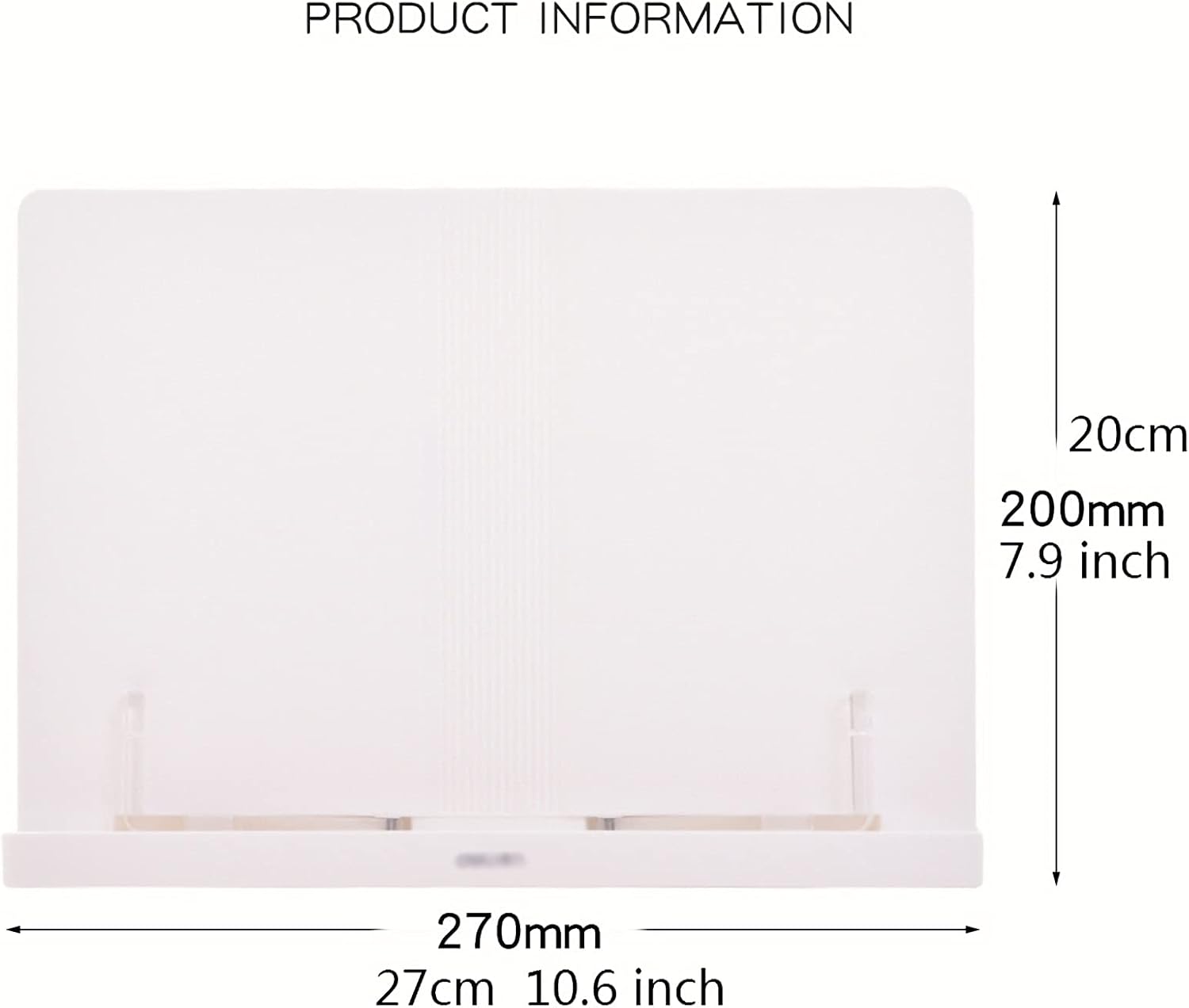 Yuidaaavzz Portable Pink 11x8 Book Stand