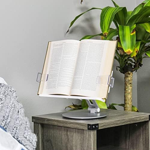 7Penn Adjustable 360 Rotating Book Stand for Kitchen and Desk