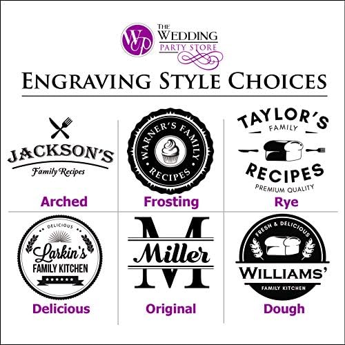 Personalized Bamboo Kitchen Cookbook Holder - 1025 x 1025
