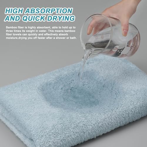 Bath Towels for Home Travel Gym Ultra-Absorbent Durable