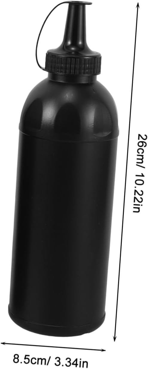 4pc 900ml Squeeze Bottle Set with Lid Multi-Use