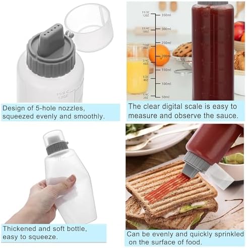 Revolve - AKOAK 12oz Salad Dressing Squeeze Bottle