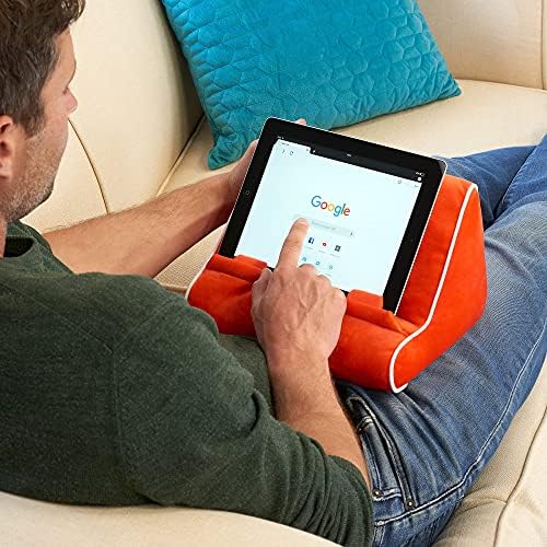 Book Couch Tablet Stand - red chair sturdily