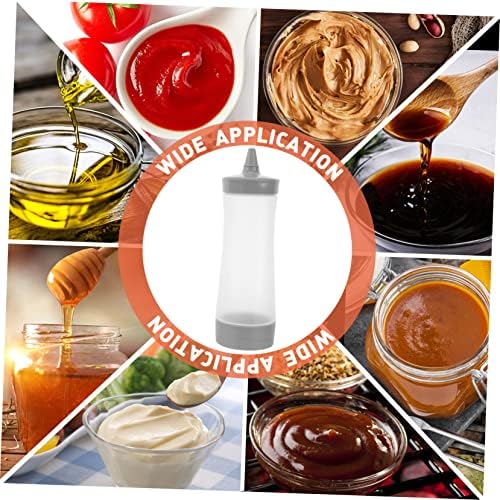 3-Piece Mustard Ketchup and Salsa Squeeze Dispenser for BBQ