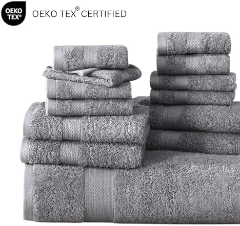 Premium Luxury Cotton Bath Set - Soft Absorbent for Your Washroom Enjoyment