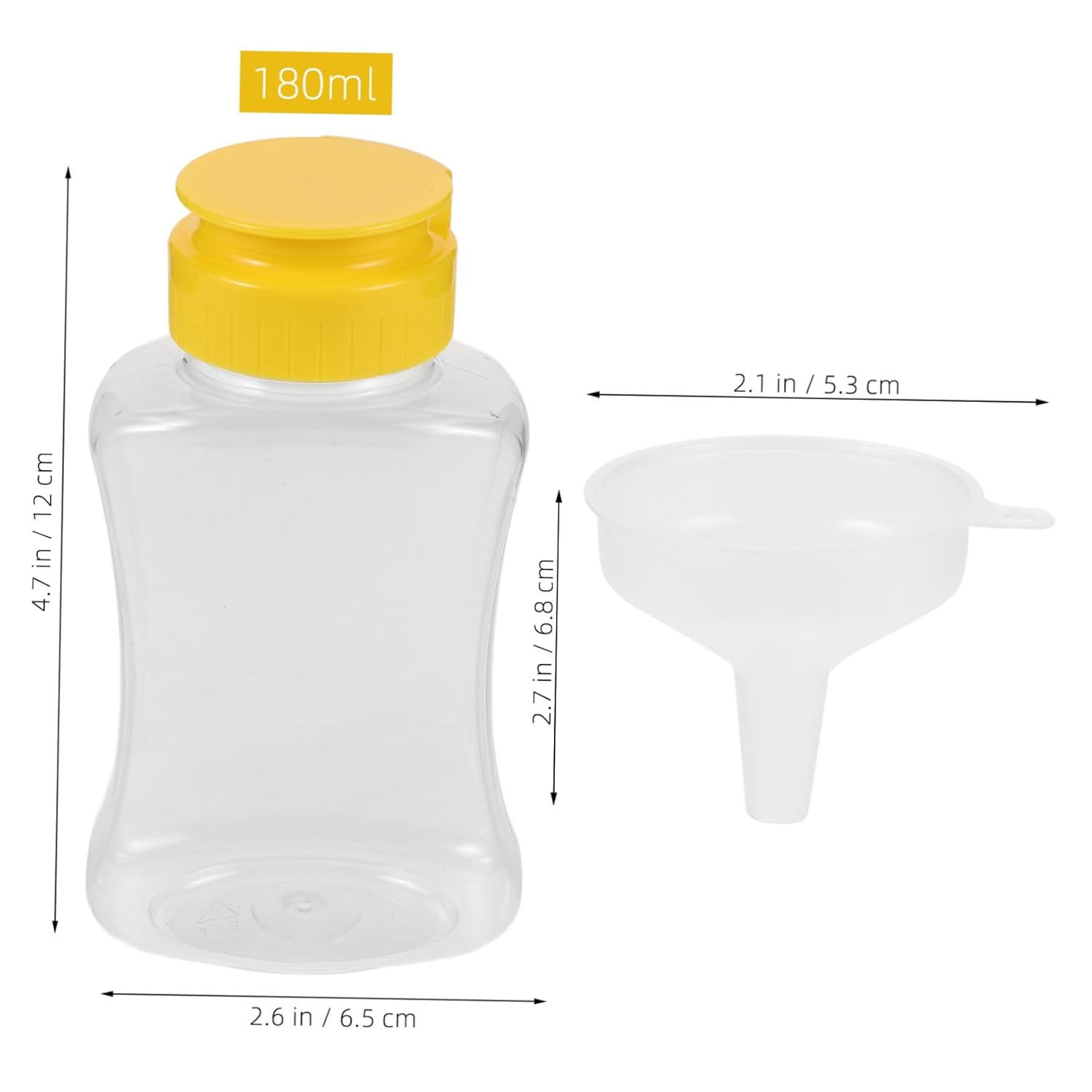 Vanzack 180ml Honey Squeeze Dispenser - Perfect for Kitchen Use