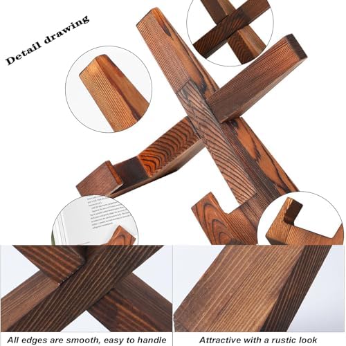 Premium BititoneRustic Brown Cooking Stand for Kitchen Multipurpose Display Holder