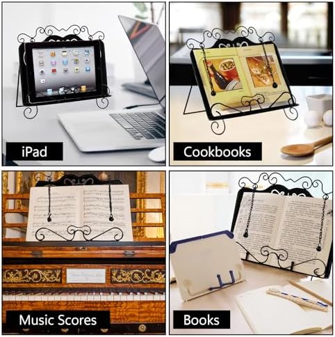Adjustable Metal CookBook Stand