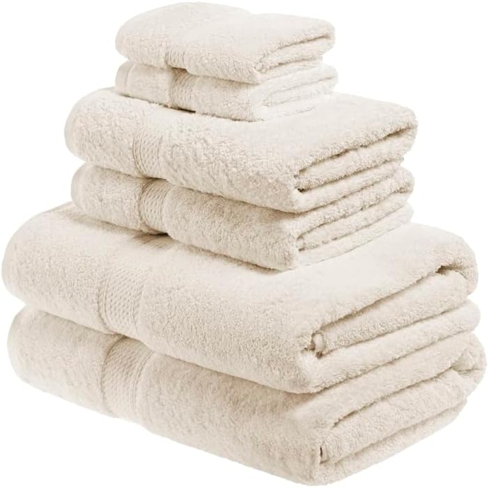 Premium Egyptian Cotton Luxurious Bath Towels Set for Luxury Retreats