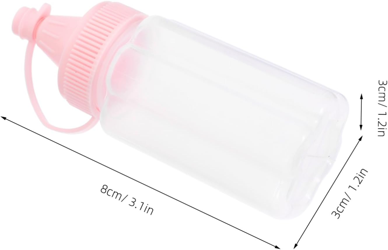 Cabilock Pink Mustard Squeeze Bottle for BBQ and Kitchen Use
