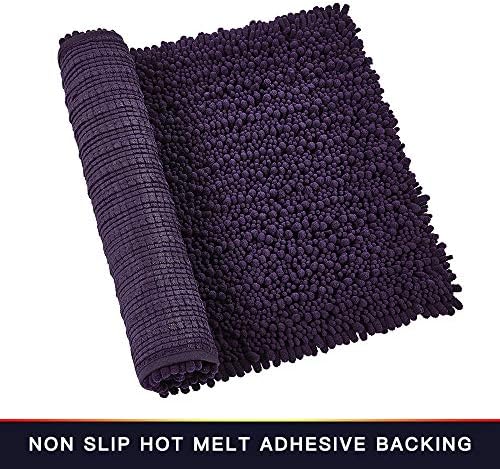 High-Quality Chenille Bathroom Rug for Showers Durable Soft Machine Washable