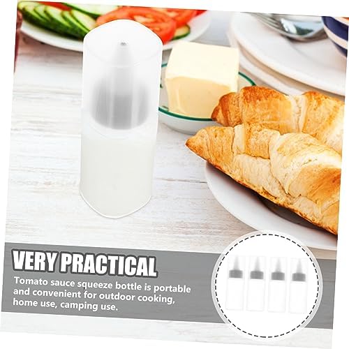 Cabilock 40ml Condiment Squeeze Bottles with Scale