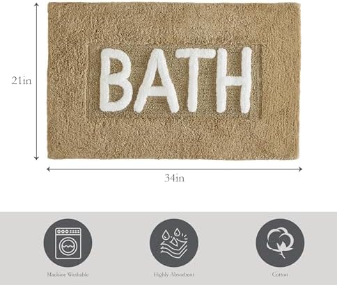 Luxury Soft Cotton Bath Mat for Relaxation
