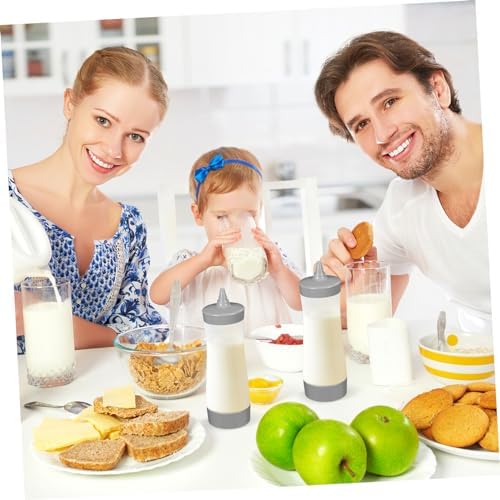 Cabilock 4Pcs Condiment Squeeze Bottles - Perfect for Kitchen Use4 Mini Squeeze Bottles
