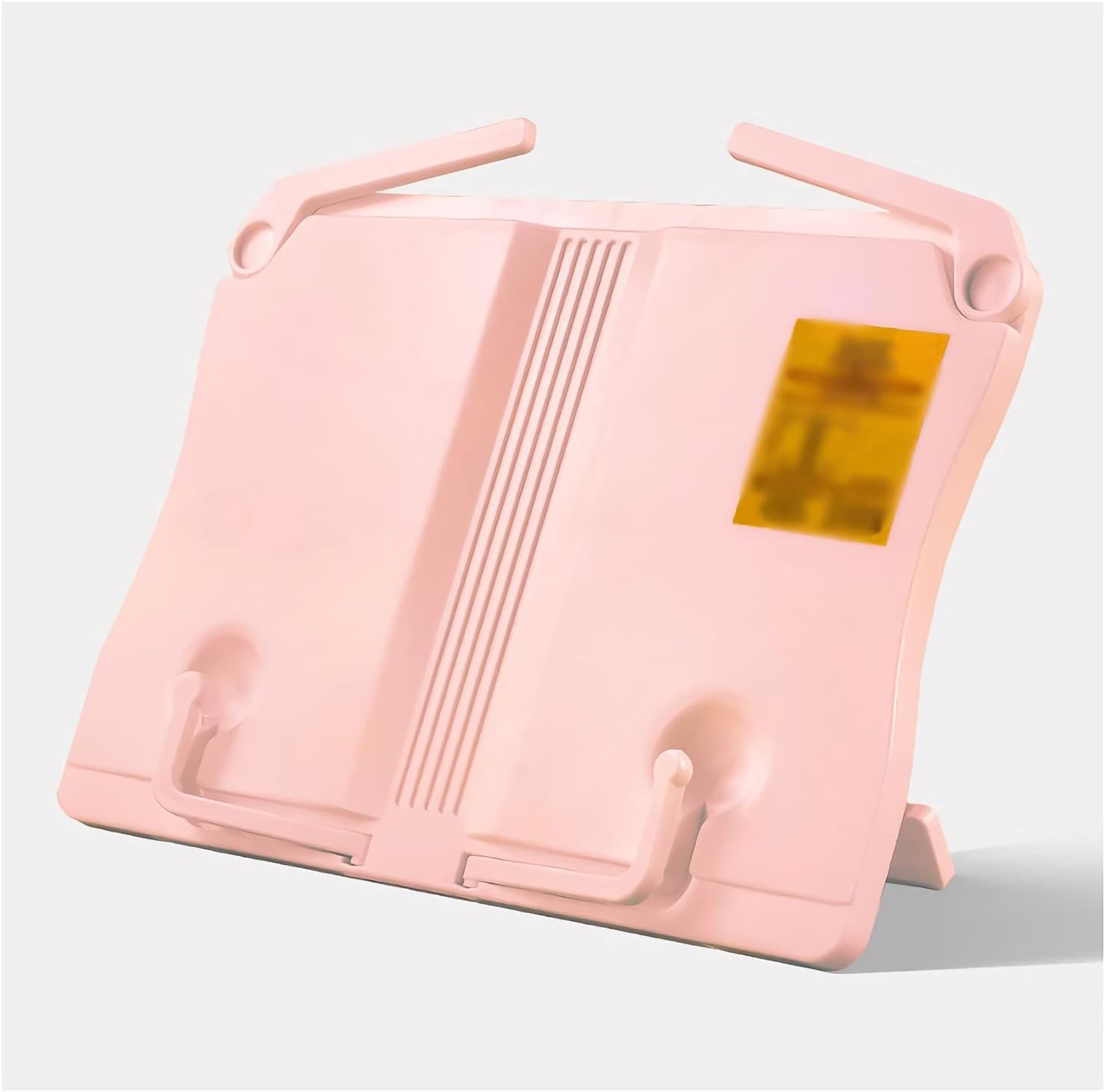 Sturdy Pink Book Stand for Desktops