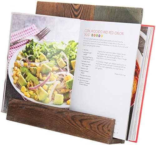 Rustic 2-Tone Manual Wooden Kitchen Cook PronDER Stand