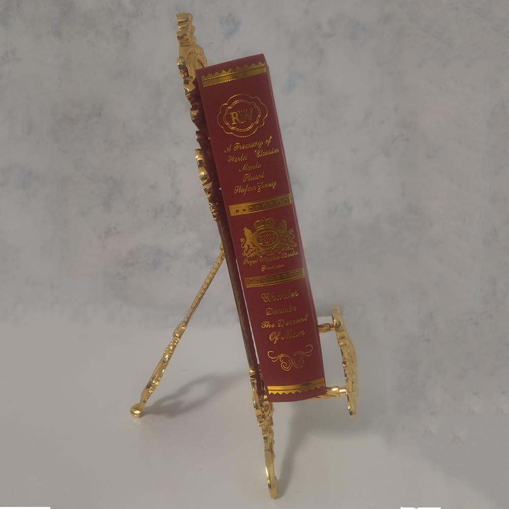 Vintage Elegant Metal Cookbook Stand