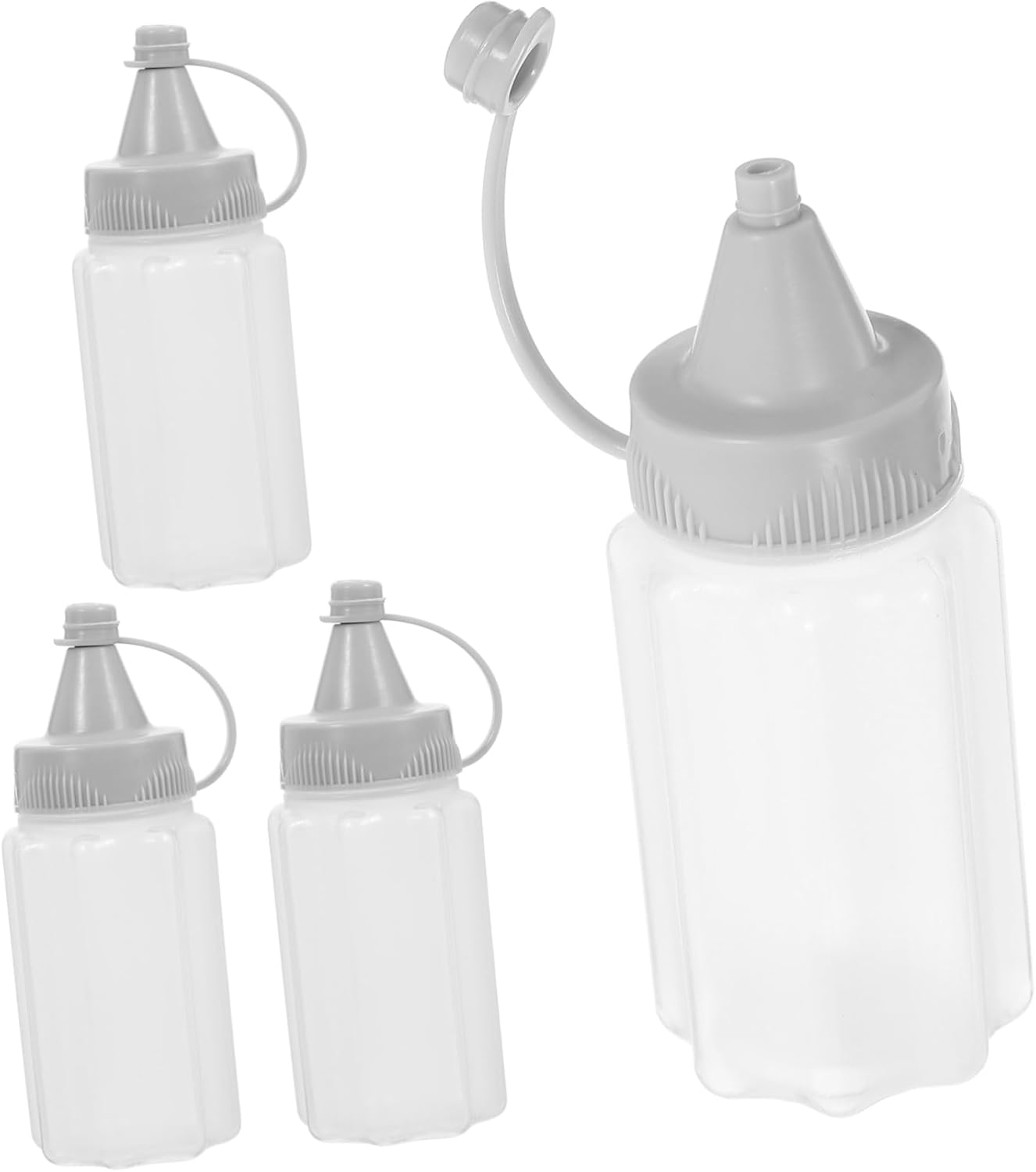 FELTECHELECTR 20 Pcs Reusable Condiment Squeeze Bottles