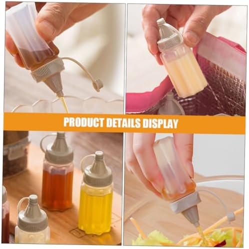 VILLFUL 12-Pack Squeeze Bottles for Condiments
