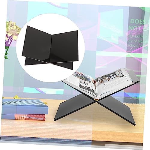 Childrens Bookshelf Holder - Black and Modern Acrylic