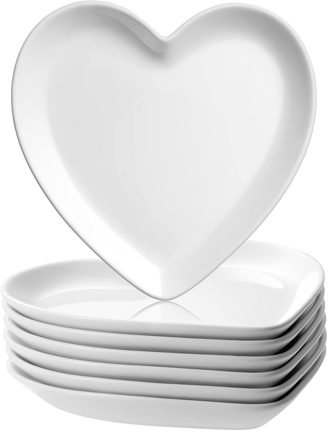 Suclain Heart Shaped Plates 12 Piece Set