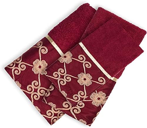 Popular Bath Vlegant Rosa Bath Towels