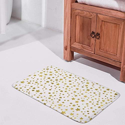Shiner Gold Foil Star Ultra Soft Bath Mat