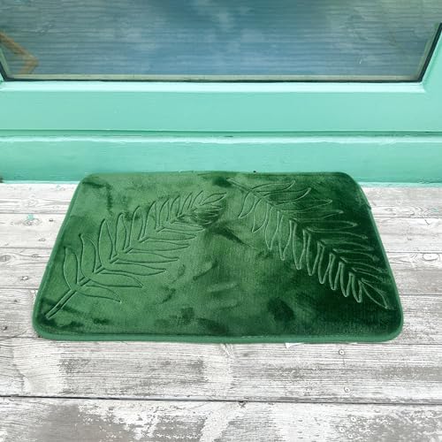 Voofly Memory Foam Bath Mat 32 X 20 Green