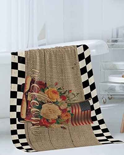 SEVENBABU Bath Towels Set of 3 Soft Lightweight Beach Towels