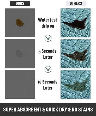 Bathroom Runner Rug for Non-Slip Quick-Drying