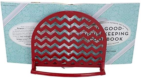 Home Basics Red Cast Iron Cookbook Stand
