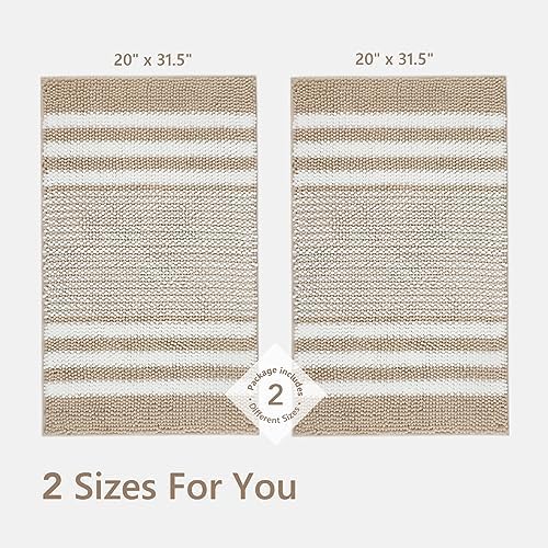 Tindbea FluffySoft Bath Mat Set