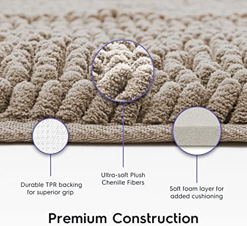 Tafts Memory Foam Bath Mat - Soft Absorbent