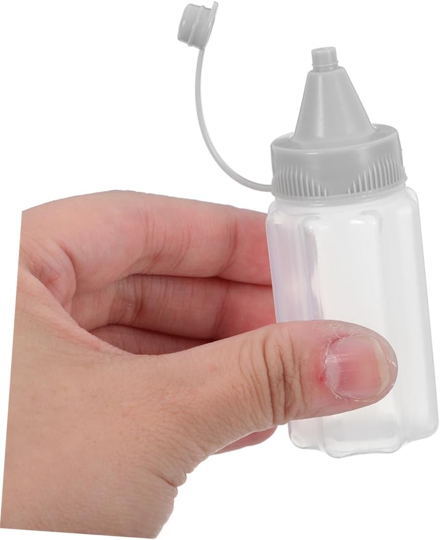 Luxshiny 8PCS Portable Condiment Squeeze Bottles
