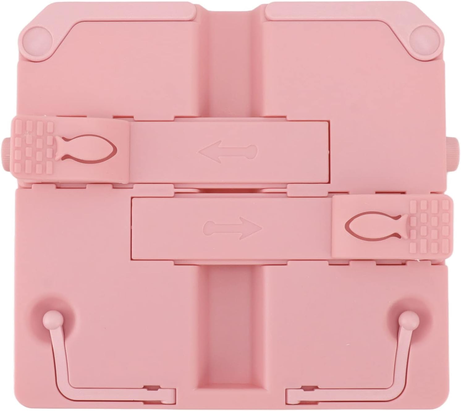 Ergonomic Reading Rack Foldable Durable for Books Cookbooks More Pink