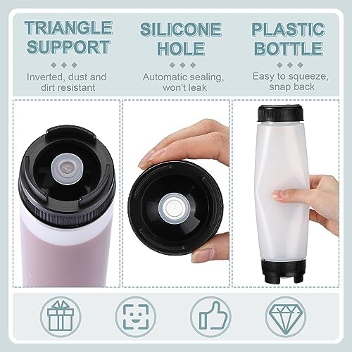 Ultimate Invertible Ketchup Squeeze Bottles 12-Pack