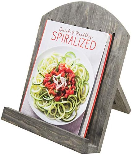 Vintage book stand for kitchen