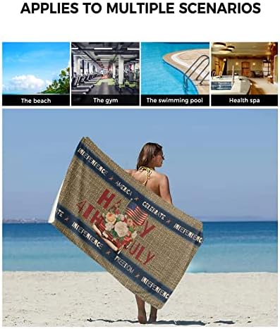 Vibrant Design Travel Bath Towels Set