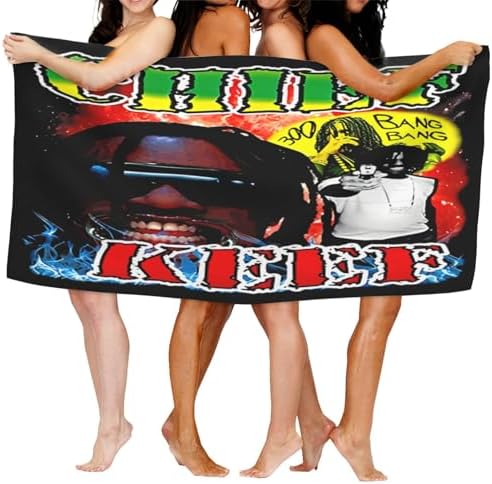 Utxnjskl Chief Music Keef Microfiber Bath Towel Quick Dry Beach Travel 52x32 In