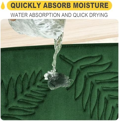 Voofly Memory Foam Bath Mat 32 X 20 Green