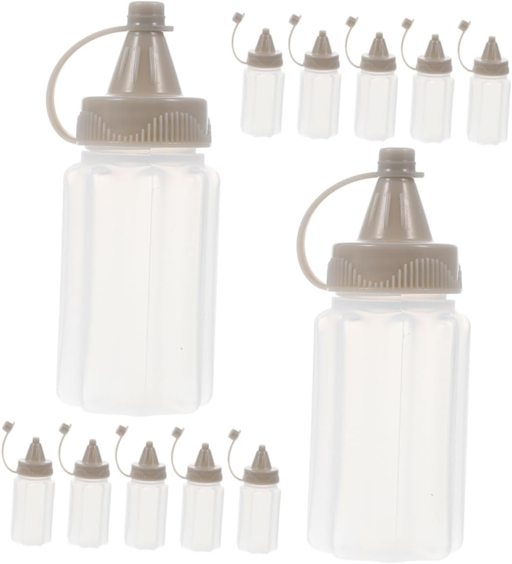 Mini Squeeze Bottles portable leakproof condiment dispensers