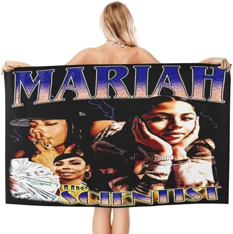 Connect with Mariah The Music Scientist 32x52 inch Quick Dry Microfiber Bath Towel