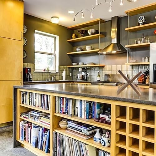 ZQIY Multifunctional Wooden Desk Organizer for Cooking Books More