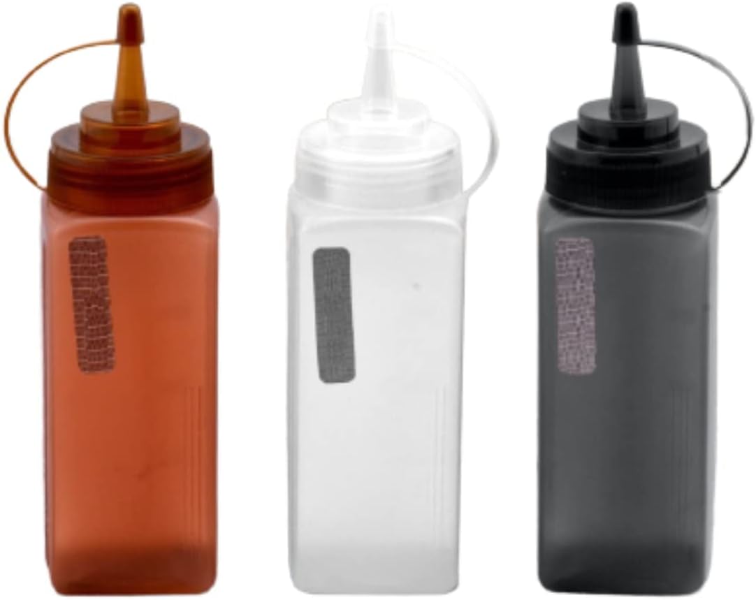 500ml BPA-Free Condiment Squeeze Bottles 2-Pack